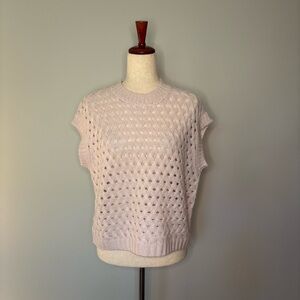 OGD Cream Knit Vest size XS